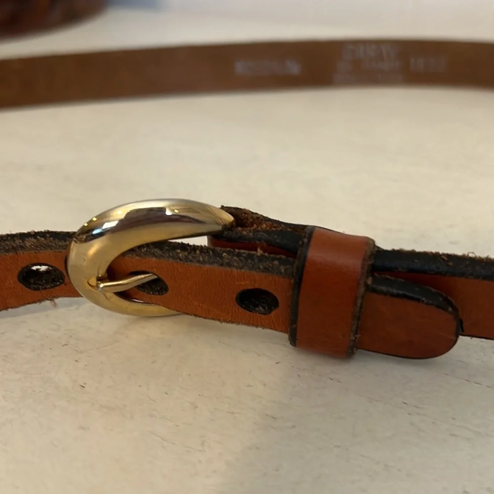 Oil tanned harness leather Garay brown belt size medium 28